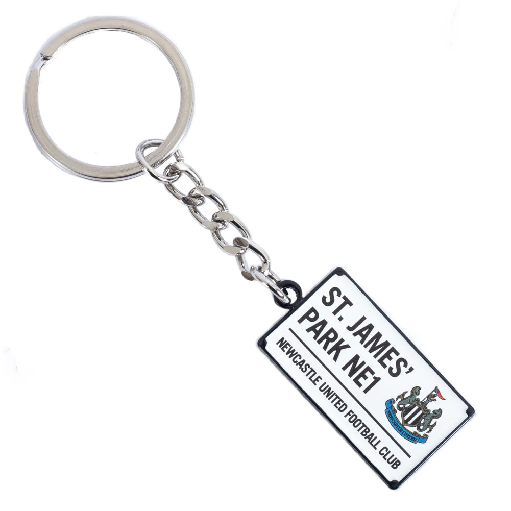 Newcastle United FC Street Sign Keyring: 2 Keyrings By Newcastle United