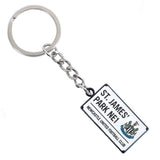 Newcastle United FC Street Sign Keyring: 2 Keyrings By Newcastle United