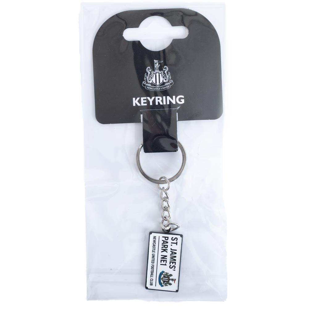 Newcastle United FC Street Sign Keyring: 3 - Keyrings By Newcastle United