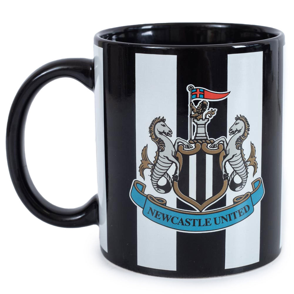 Newcastle United FC Striped Mug: 2 - Mugs By Newcastle United