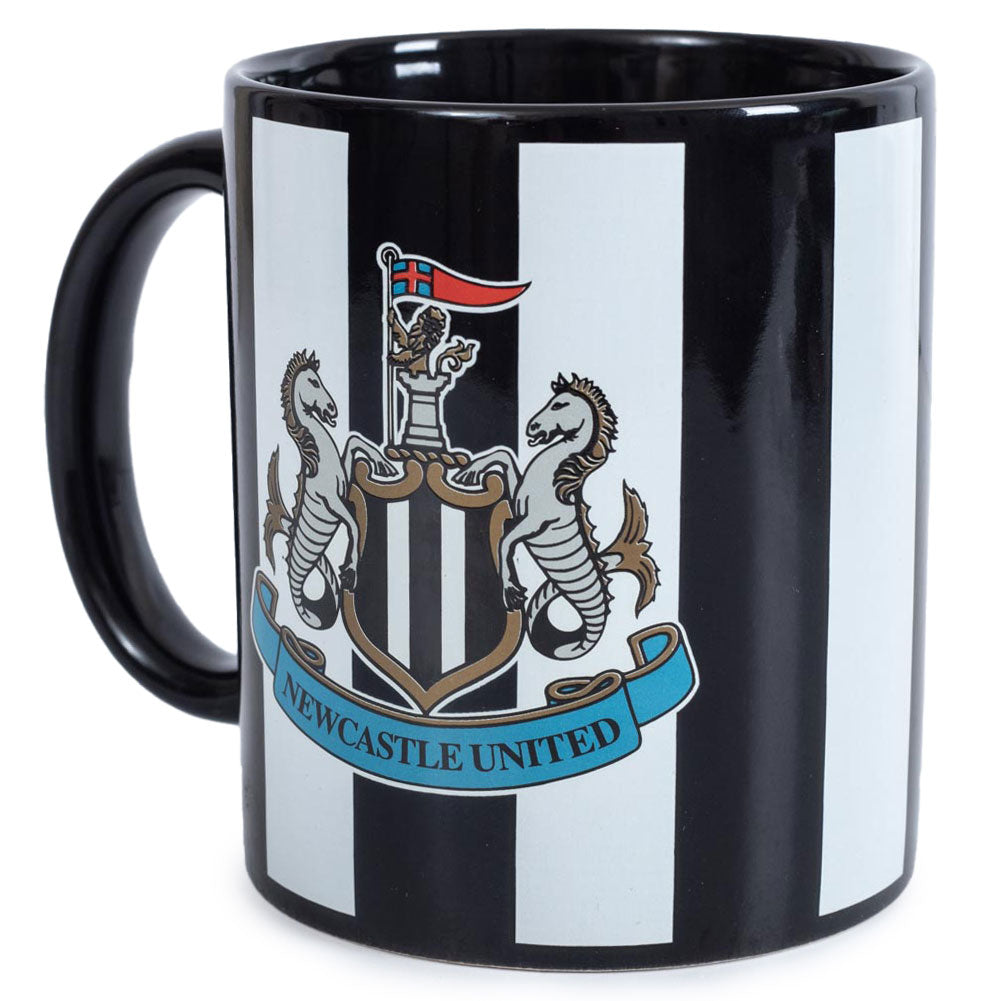 Newcastle United FC Striped Mug: 1 - Mugs By Newcastle United