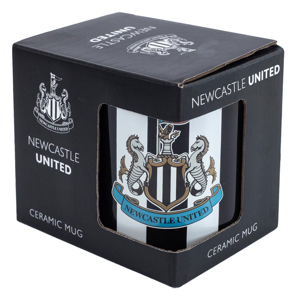 Newcastle United FC Striped Mug: 5 - Mugs By Newcastle United