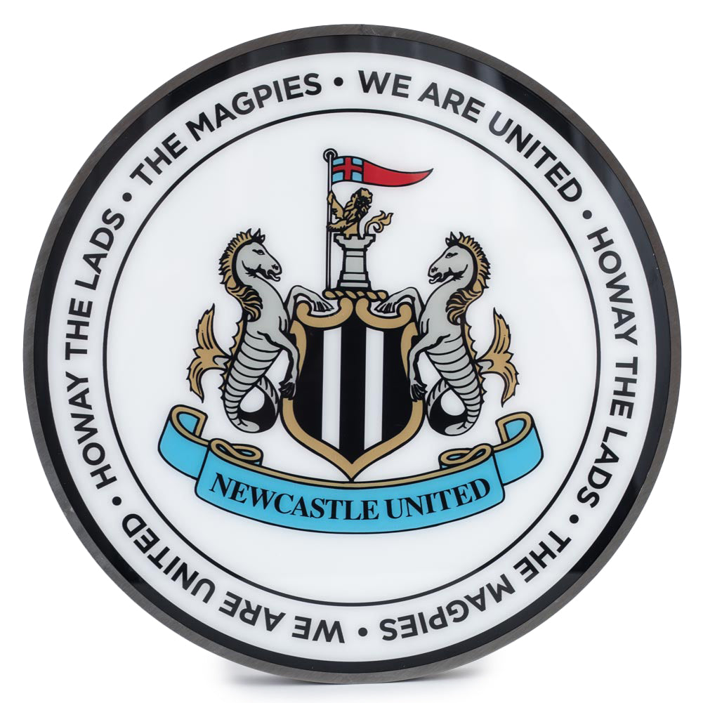 Newcastle United FC 12 Inch LED Wall Light: 3 - LED Lighting By Newcastle United