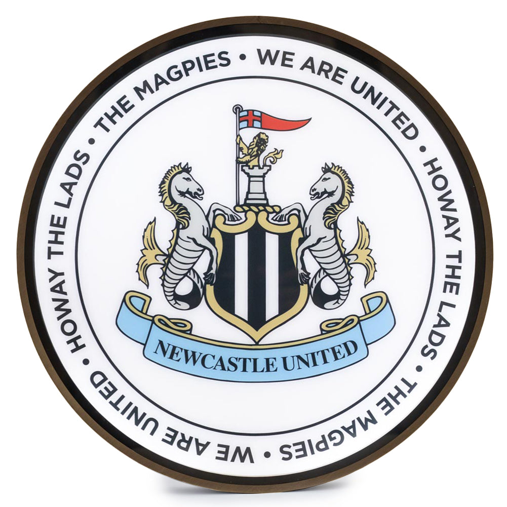 Newcastle United FC 12 Inch LED Wall Light: 1 - LED Lighting By Newcastle United