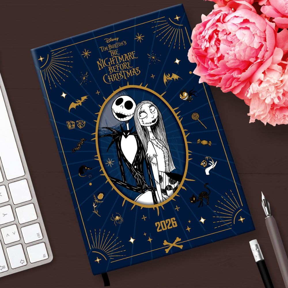 The Nightmare Before Christmas A5 Diary 2026: 4 - Diaries By Nightmare Before Christmas