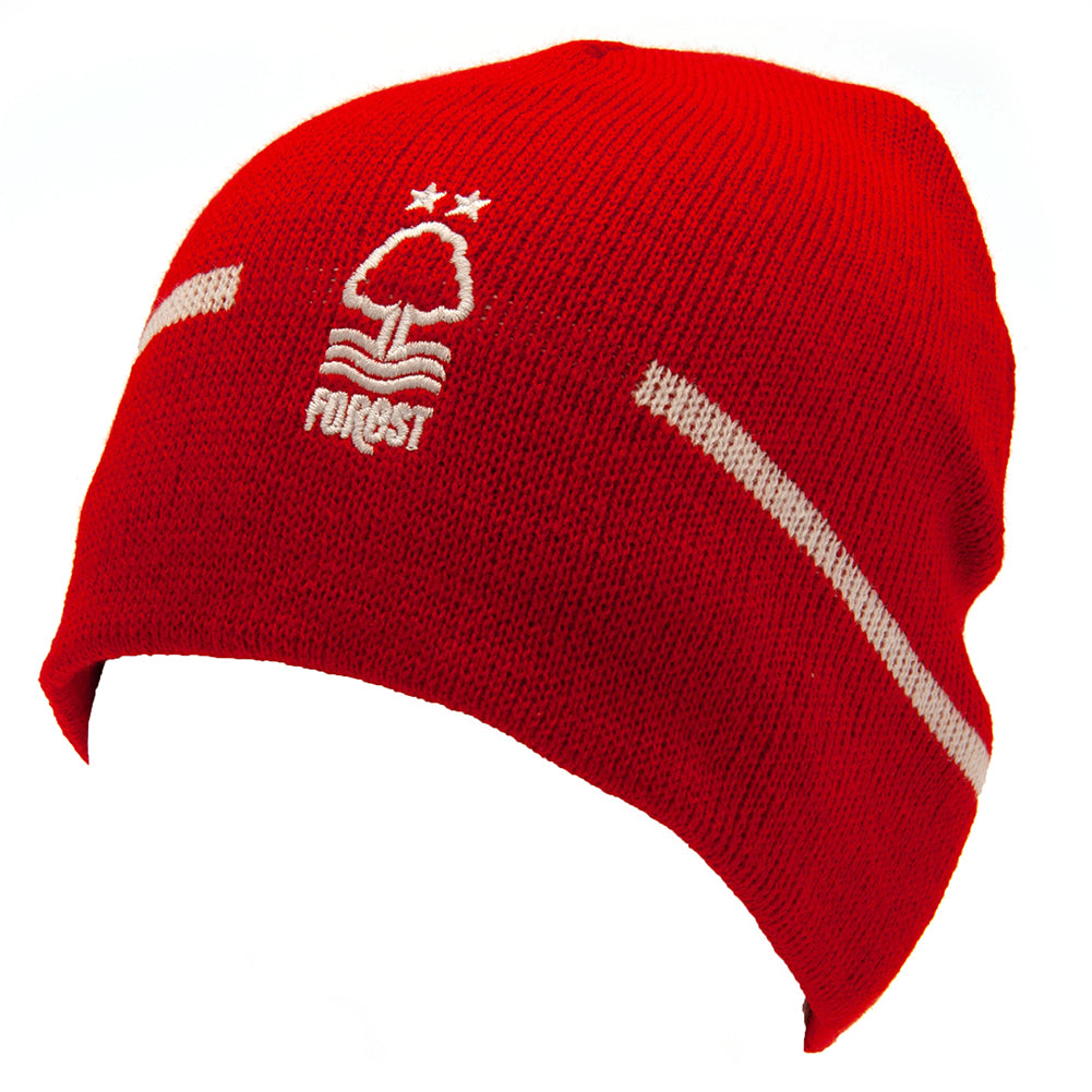 Nottingham Forest FC Stripe Beanie: 1 - Caps & Hats By Nottingham Forest