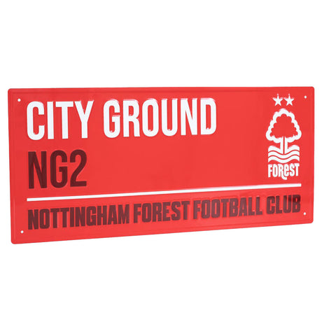 Nottingham Forest FC Colour Street Sign: 2 - Signs & Plaques By Nottingham Forest
