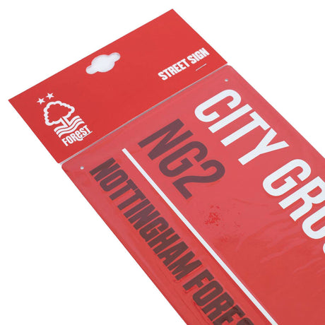 Nottingham Forest FC Colour Street Sign: 5 - Signs & Plaques By Nottingham Forest