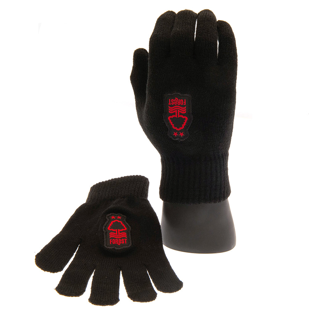 Nottingham Forest FC Knitted Gloves Junior - Shop Gloves At Gift Moments - 1