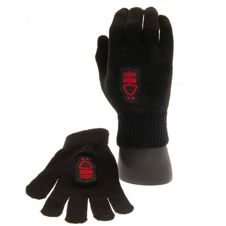 Nottingham Forest FC Knitted Gloves Junior: 1 - Gloves By Nottingham Forest