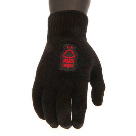 Nottingham Forest FC Knitted Gloves Junior: 2 - Gloves By Nottingham Forest
