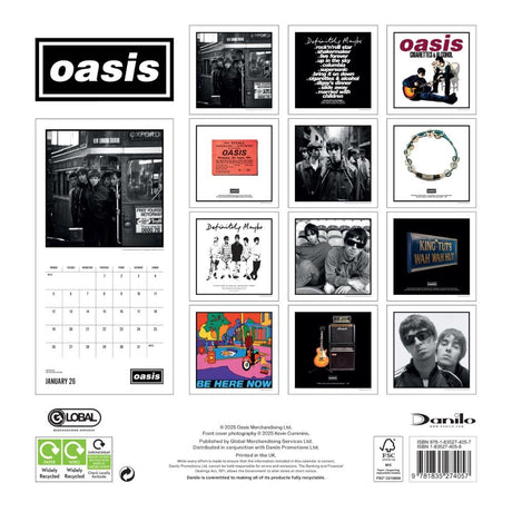 Oasis Square Calendar 2026: 3 - Calendars By Oasis