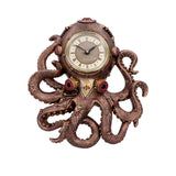 Octoclock Steampunk Octopus Squid Wall Clock: 2 Clocks By Gift Moments