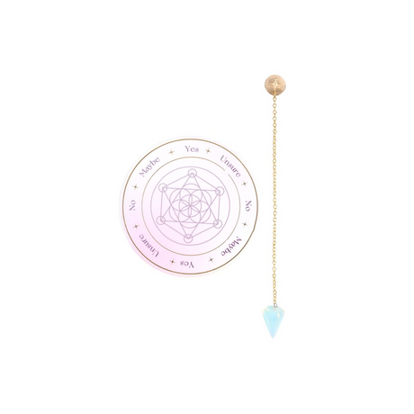 Opalite Pendulum Divination Kit: 2 - By Gift Moments