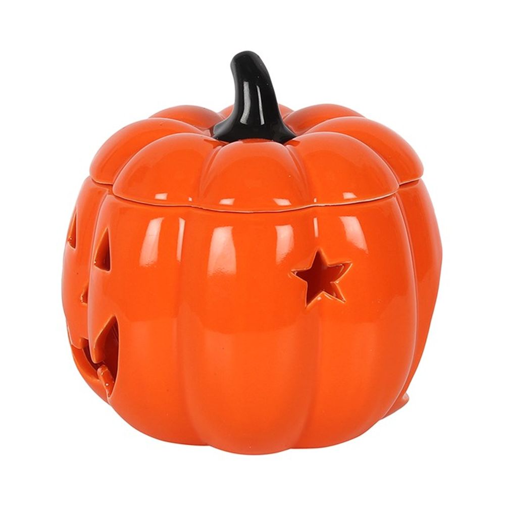 Orange Jack-O-Lantern Oil Burner: 3 - Oil & Wax Burners By Gift Moments