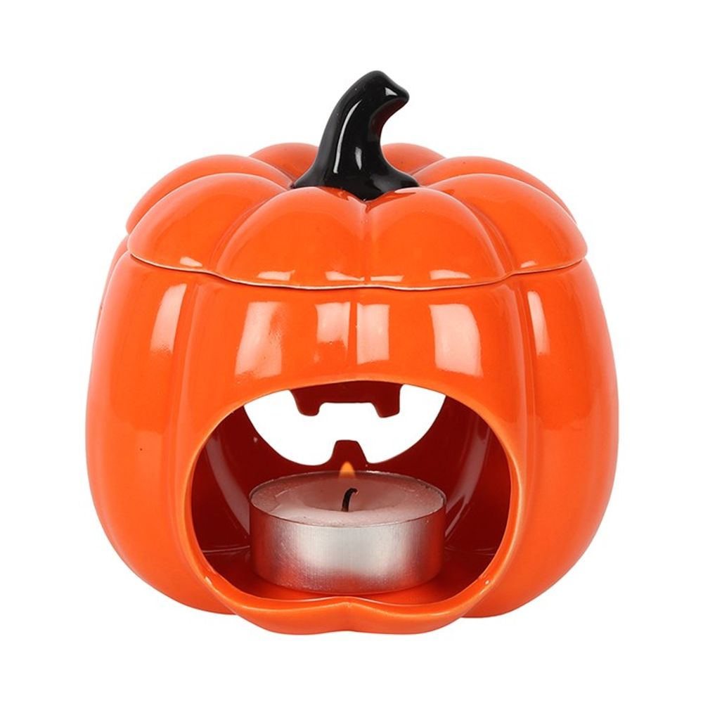 Orange Jack-O-Lantern Oil Burner: 4 - Oil & Wax Burners By Gift Moments