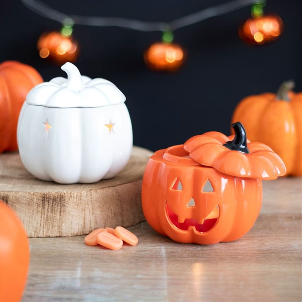 Orange Jack-O-Lantern Oil Burner: 6 - Oil & Wax Burners By Gift Moments