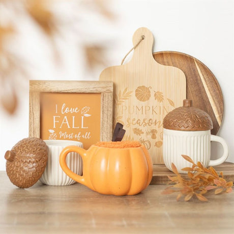 I Love Fall Wooden Frame Sign: 5 - Signs & Plaques By Gift Moments