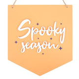 Spooky Season Orange Hanging Sign: 3 - Signs & Plaques By Gift Moments