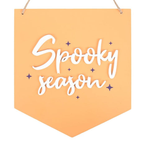 Spooky Season Orange Hanging Sign: 3 - Signs & Plaques By Gift Moments
