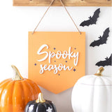 Spooky Season Orange Hanging Sign: 1 - Signs & Plaques By Gift Moments