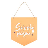 Spooky Season Orange Hanging Sign: 2 - Signs & Plaques By Gift Moments