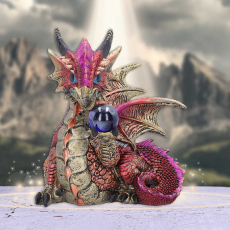 Orb Hoard (Red) Dragon Figurine: 1 - Figures & Collectables By Gift Moments