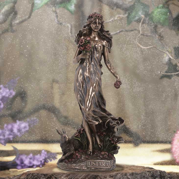 Ostara Goddess of Spring and Dawn Bronze Figurine 26.5cm: 1 - Figures & Collectables By Gift Moments