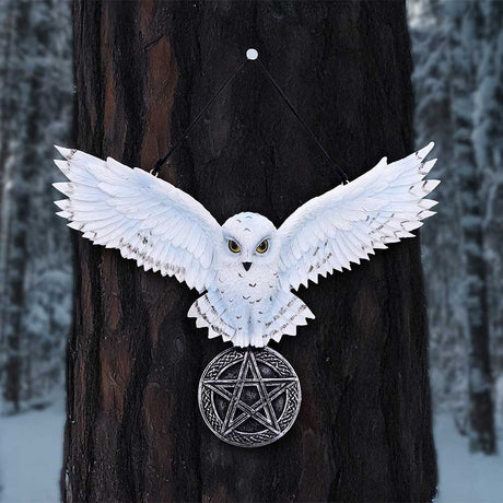 Owl Talisman Hanging Decoration: 1 - Wall Hanging Sculptures By NN Designs