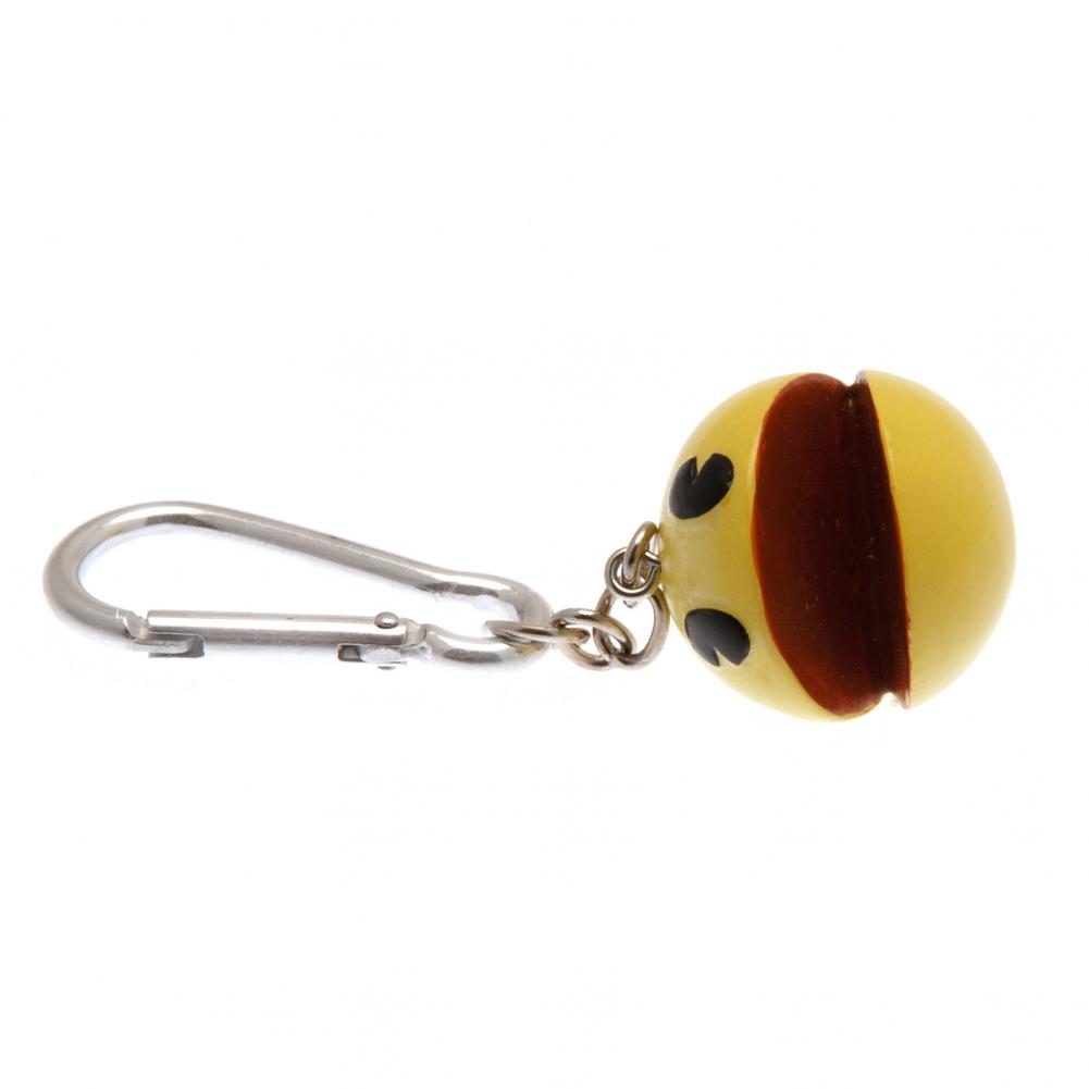 Pac-Man 3D Polyresin Keyring: 3 - Keyrings By Pac-Man