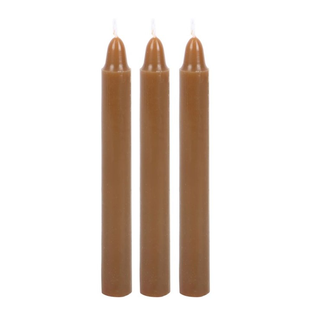 Pack of 12 Grounding Spell Candles: 3 - Candles By Gift Moments