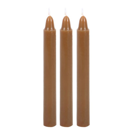 Pack of 12 Grounding Spell Candles: 3 - Candles By Gift Moments