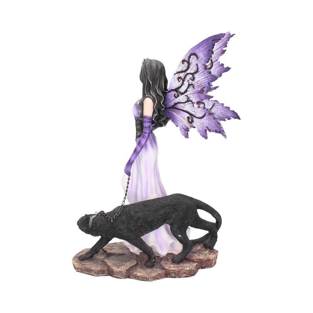 Panthea Purple Fairy and Panther Companion Figurine: 4 - Figurines Medium (15-29cm) By Gift Moments