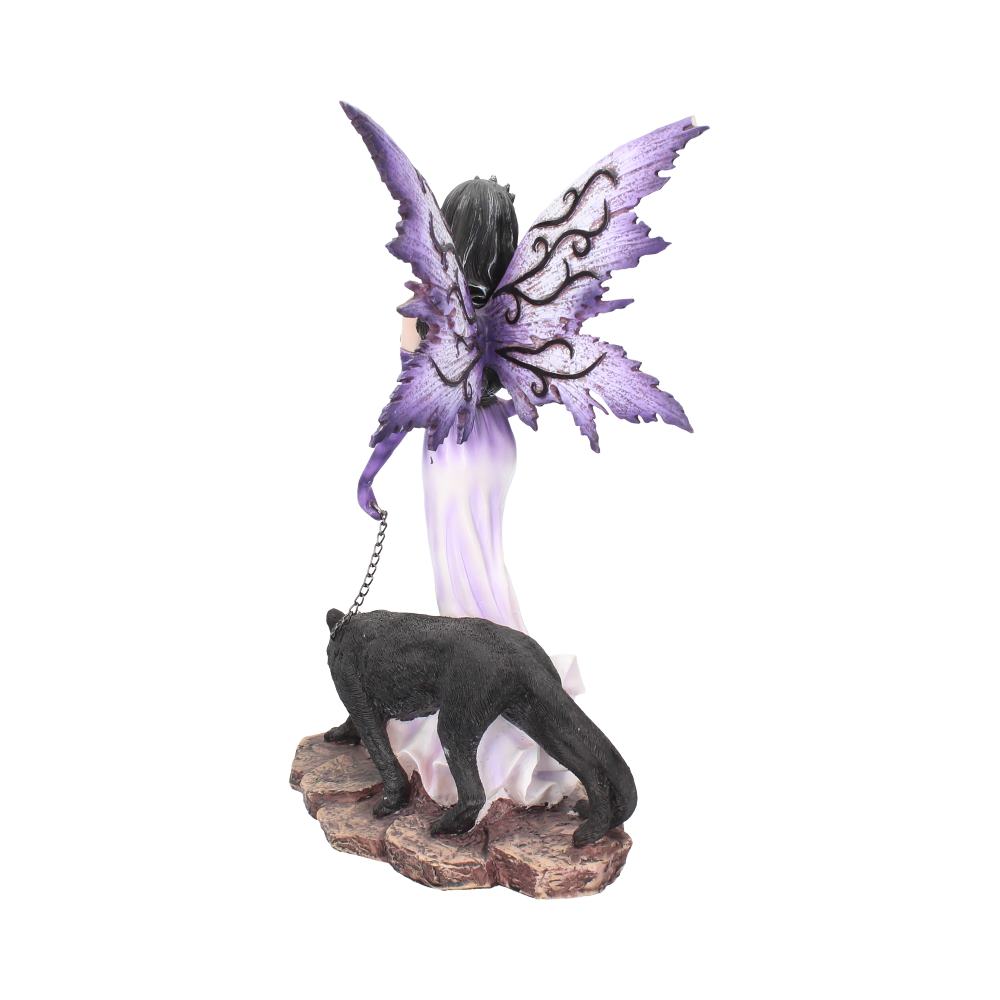 Panthea Purple Fairy and Panther Companion Figurine: 5 - Figurines Medium (15-29cm) By Gift Moments