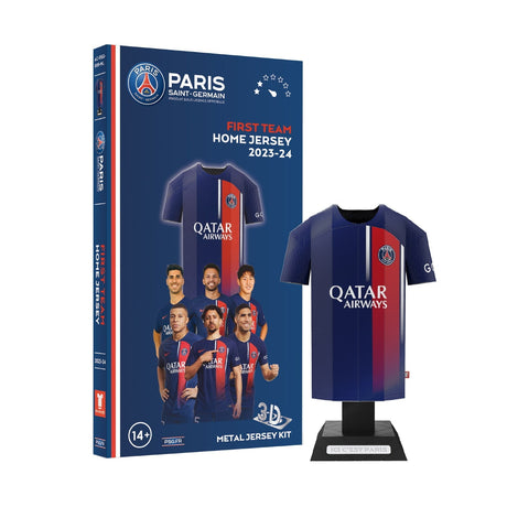 Paris Saint-Germain 23/24 Metal Home Jersey Kit: 3 - Display Kit By Paris Saint Germain