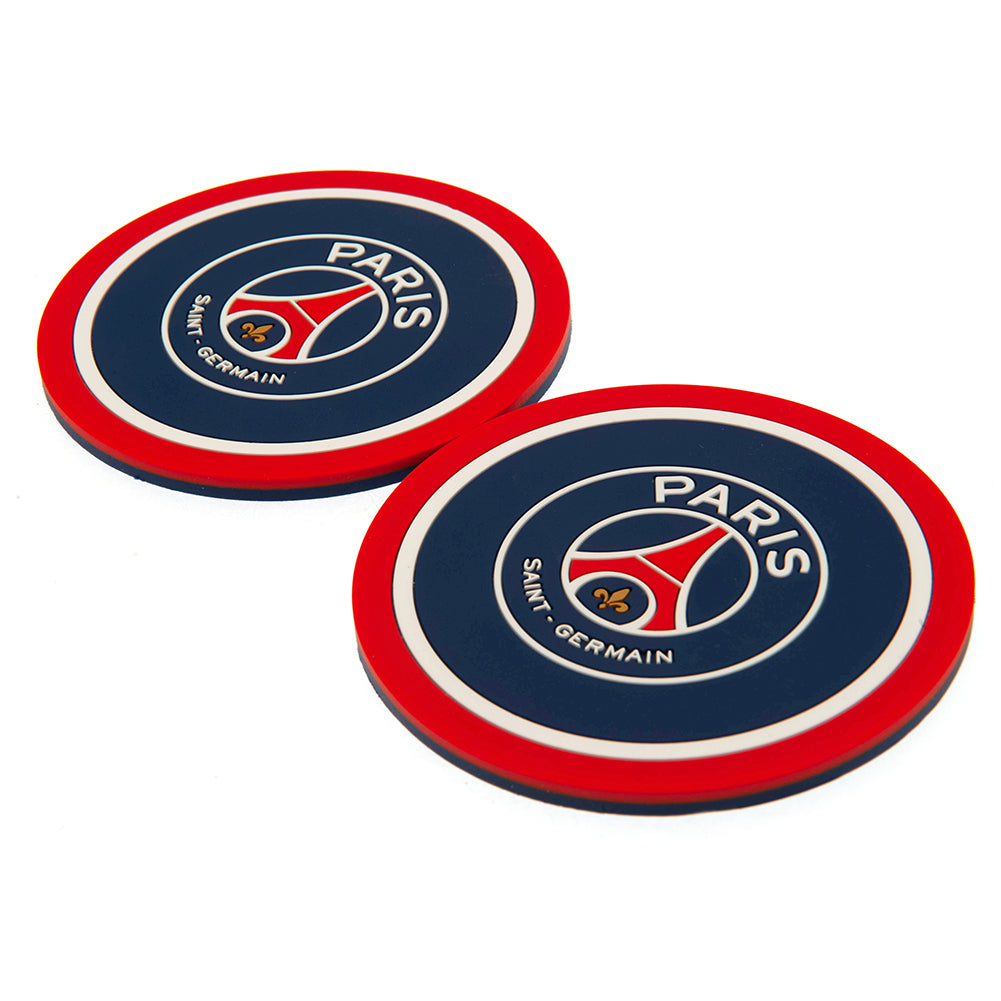 Paris Saint Germain FC 2pk Coaster Set: 2 - Coasters By Paris Saint Germain