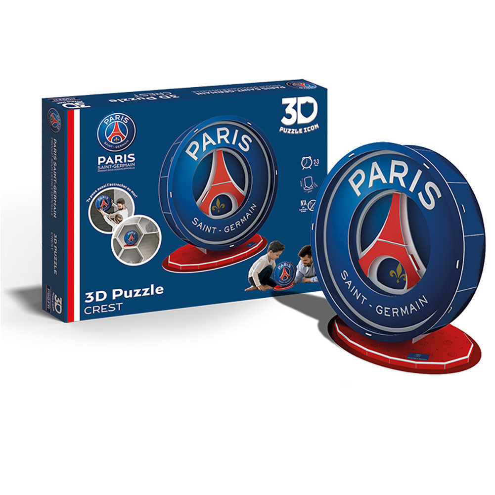 Paris Saint Germain FC 3D Crest Puzzle: 2 - Puzzles & Games By Paris Saint Germain