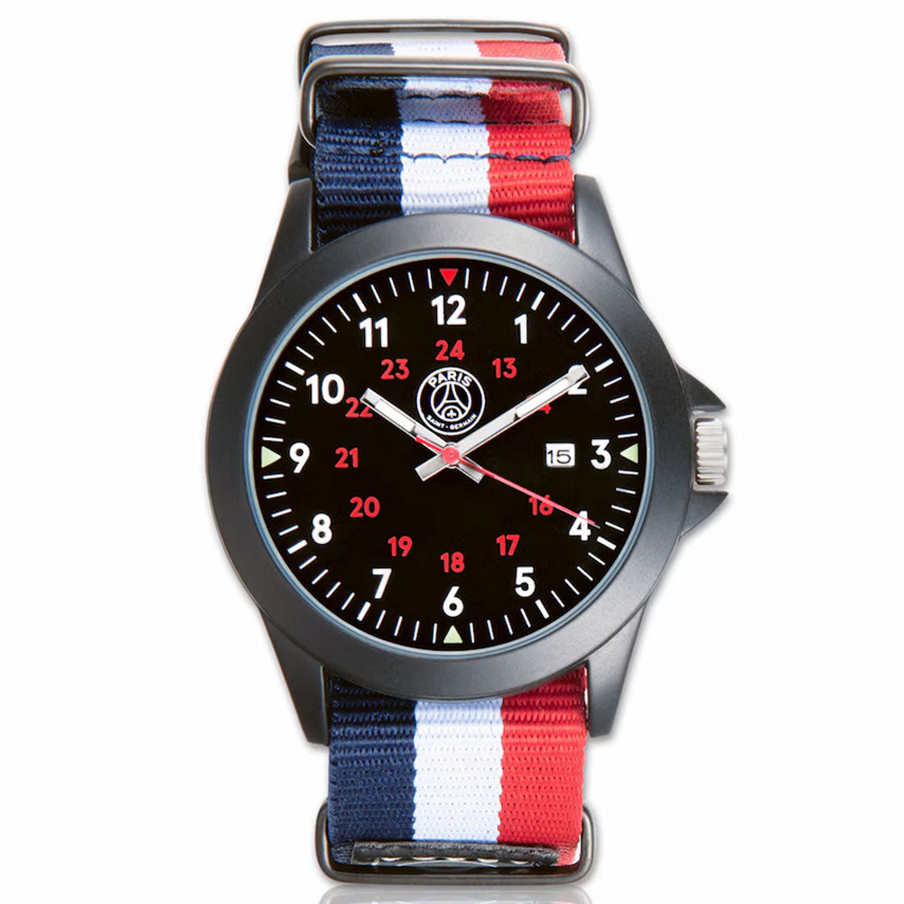 Paris Saint Germain FC Mens Sports Watch: 1 - Watches By Paris Saint Germain