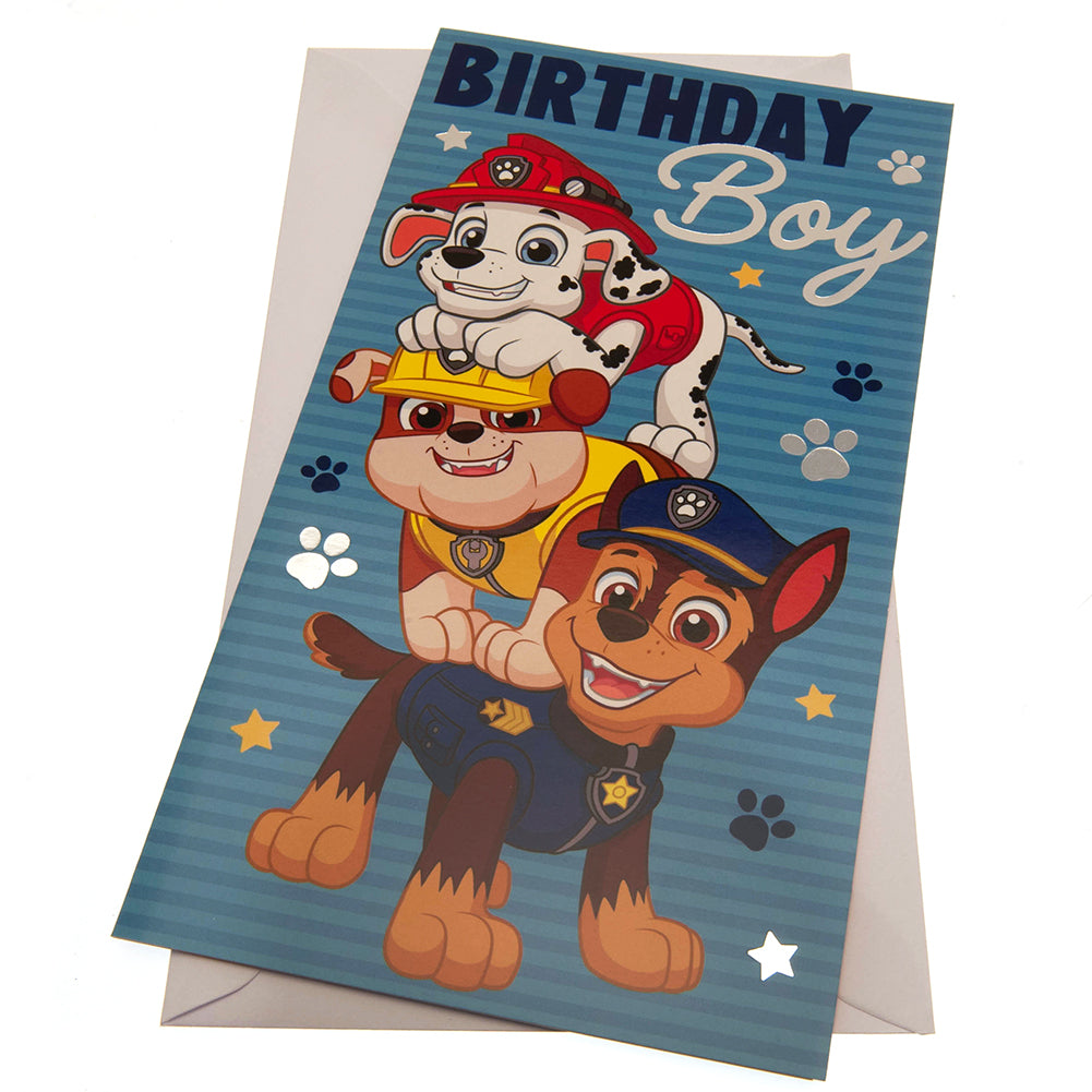 Paw Patrol Birthday Card Boy: 1 - Greeting Cards By Paw Patrol