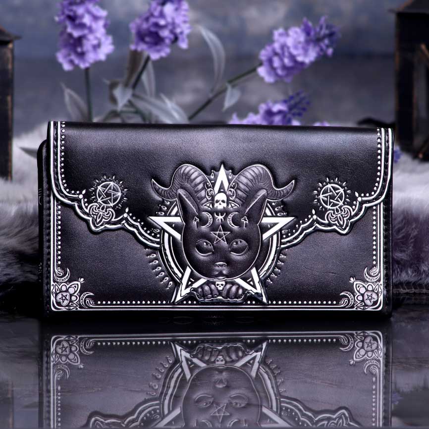 Pawzuph Embossed Purse 18.5cm: 1 - Purses By NN Designs