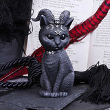 Pawzuph Horned Occult Cat Figurine: 1 - Figures & Collectables By NN Designs