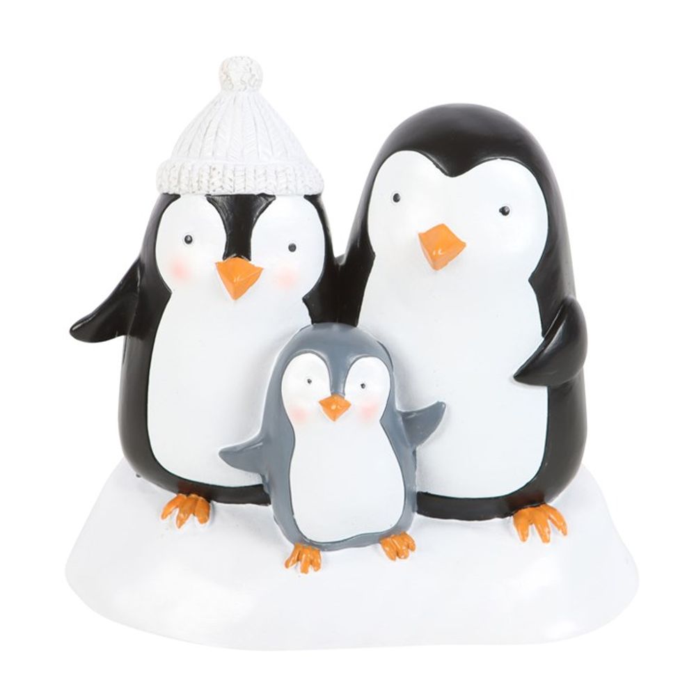 Penguin Family Winter Resin Ornament: 2 - Ornaments By Gift Moments