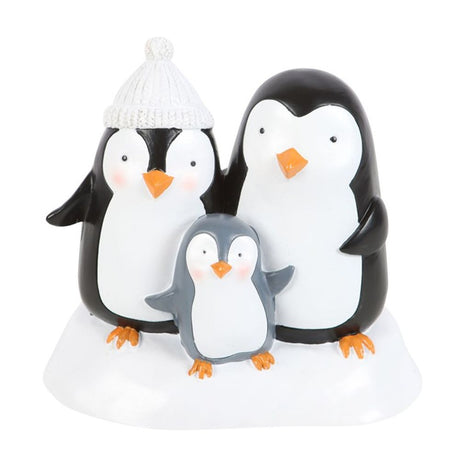 Penguin Family Winter Resin Ornament: 2 - Ornaments By Gift Moments