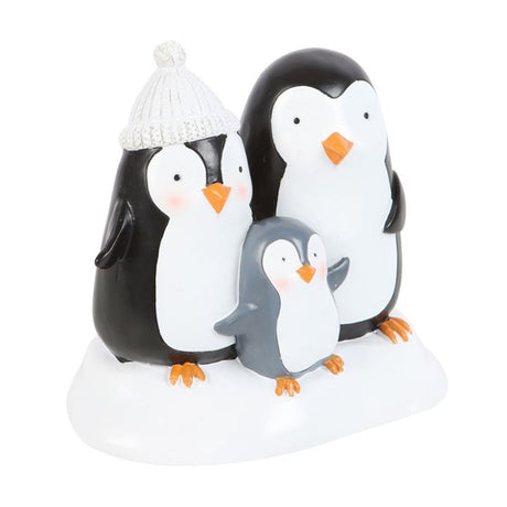 Penguin Family Winter Resin Ornament: 3 - Ornaments By Gift Moments