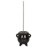 Pentagram Cauldron Ceramic Incense Holder: 2 - Incense Holders By Gift Moments