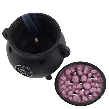 Pentagram Cauldron Incense Cone Holder: 3 - Incense Holders By Gift Moments