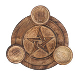 Pentagram Tea Light Candle Holder: 3 - Candle Holders By Gift Moments