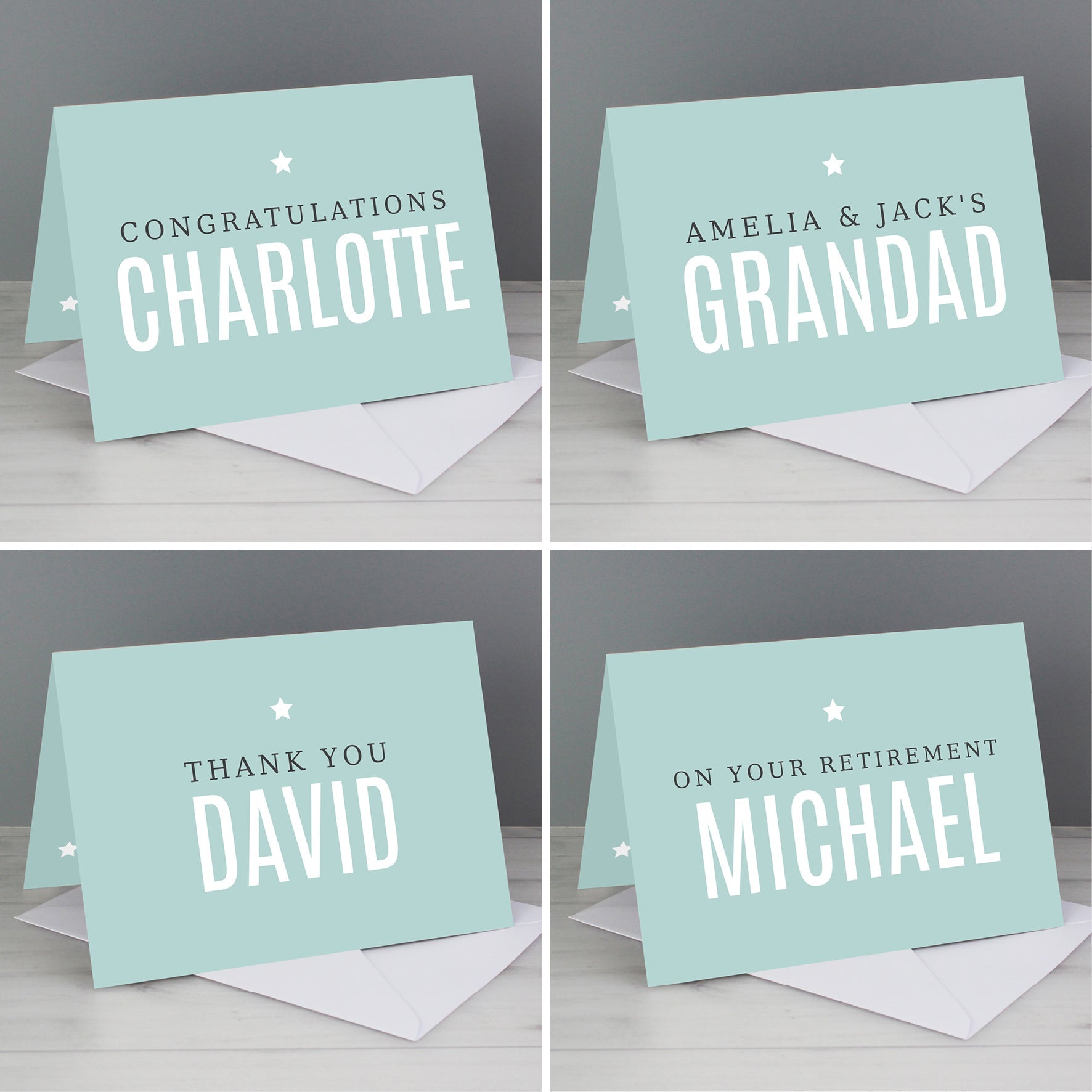 Personalise With Your Own Message Card: 2 - Greeting Cards By Gift Moments