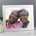 Personalised 10x8 Landscape Silver Photo Frame - Shop Photo Frames At Gift Moments - 2