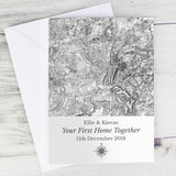 Personalised 1805 - 1874 Old Series Map Compass Card: 1 - Greeting Cards By Gift Moments